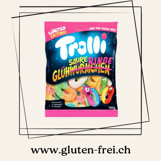 Saure Glühringe Trolli glutenfrei